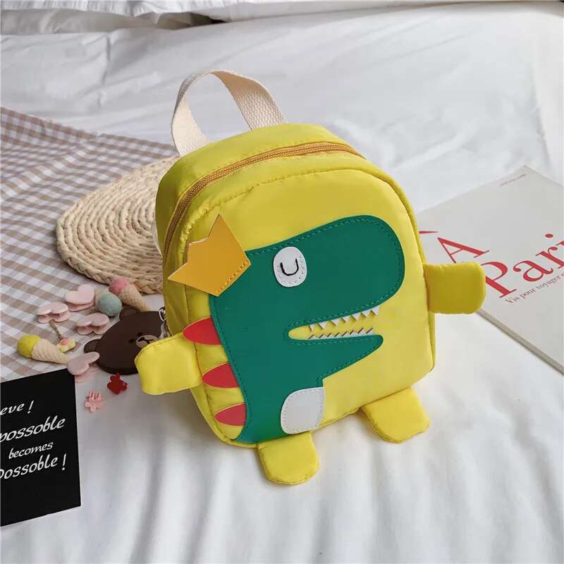 Ddmyshoesvip New Dinosaur School Korean Style Animal Cartoon Color Children S Bag Multifunctional Baby Backpack