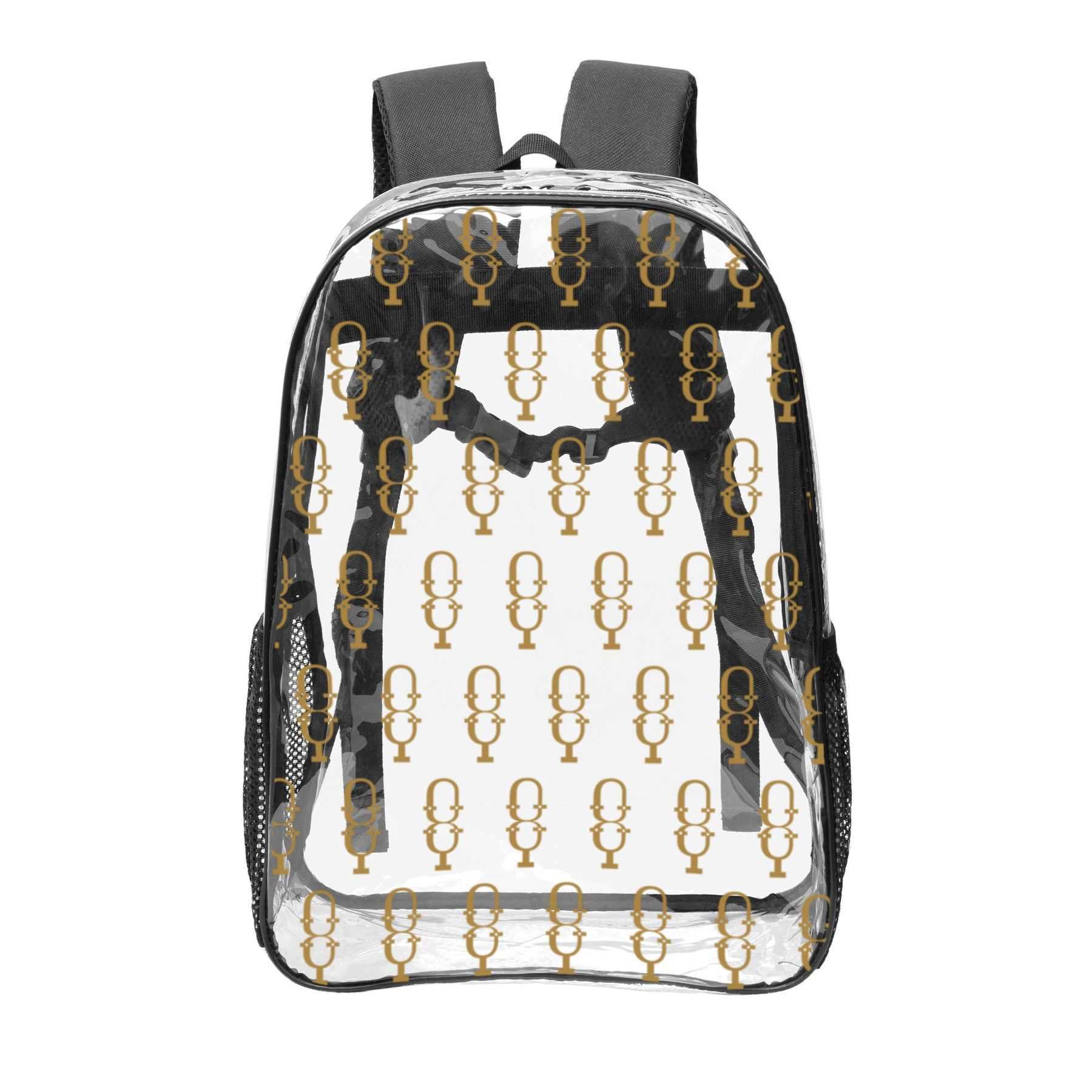 NXY backpack Large Capacity Transparent wallets Casual Zipper Waterproof Clear Backpack School Bag PVC Backpack Travel Bag For Women Handbag