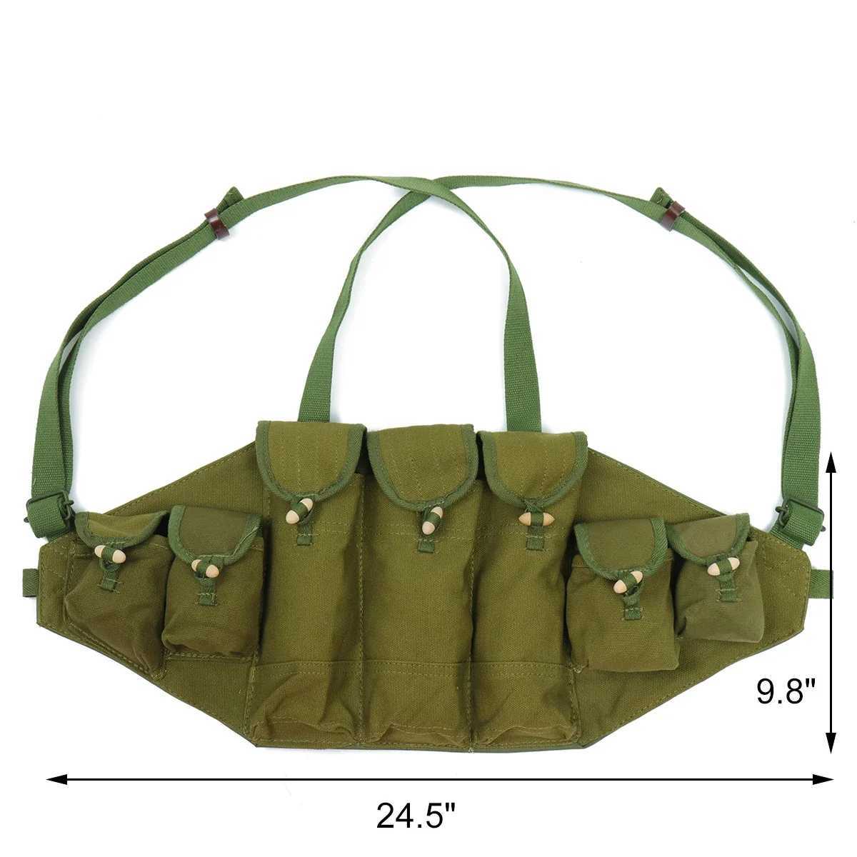 56 Type Adjustable Hunting Vest Tactical Chest Vest Carrier Chest Rig Pack Pouch Light Weight Heavy Duty VestXJ250219