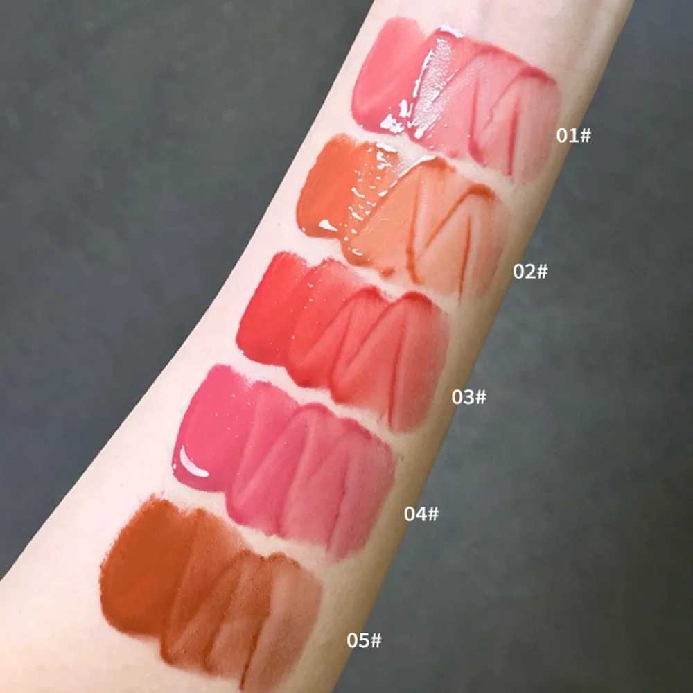 Purple Plumping Lip Gloss Mirror Water Gloss Shining and Moisturizing Highly Pigmented Lip Stain for Girls and WomenW250219