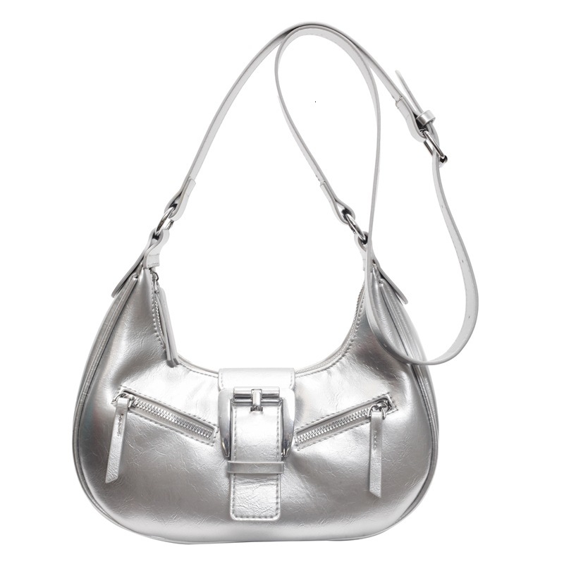 2025 spring new niche Maillard high-end crescent underarm single shoulder crossbody bag, spicy girl bag #swissmilitary