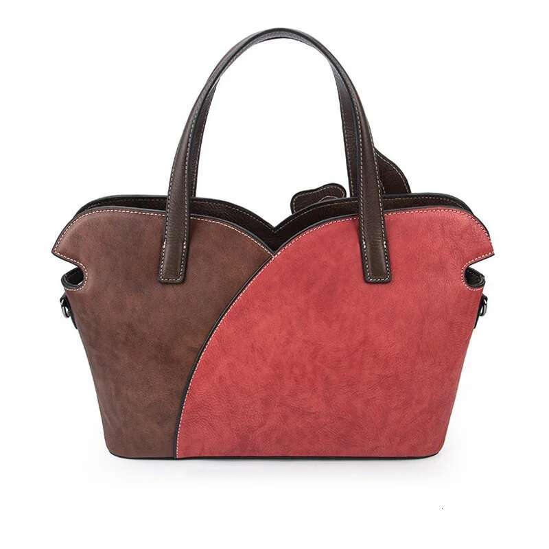 Small Retro Woman Genuine Bag Vintage Ral Shoulder Bags For Women 2024 New Handmade Real Cow Leather Handbag Female