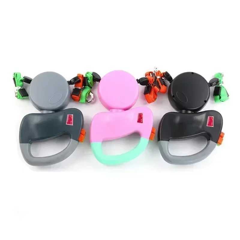 3M Double Head Dog Leash Pet Double Head Leash Automatic Retractable Leash One Tow Two Double Head Leash Dog SuppliesXJ250218