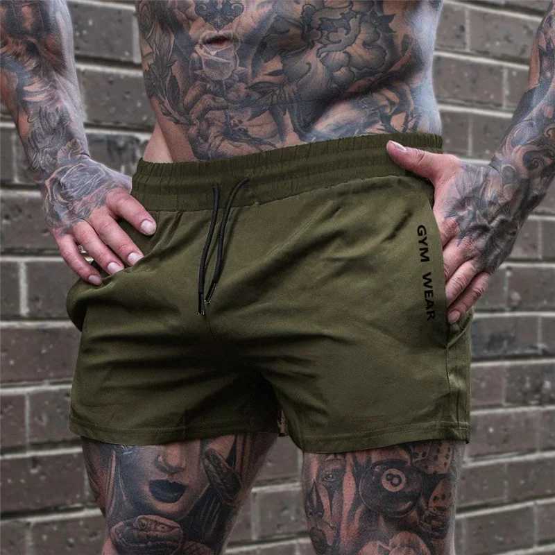 2025 Summer Gym Fitness Shorts Mens Sweatpants Thin Fashion Men Marathon running Casual sports Shorts Breathable Training Pants W250219