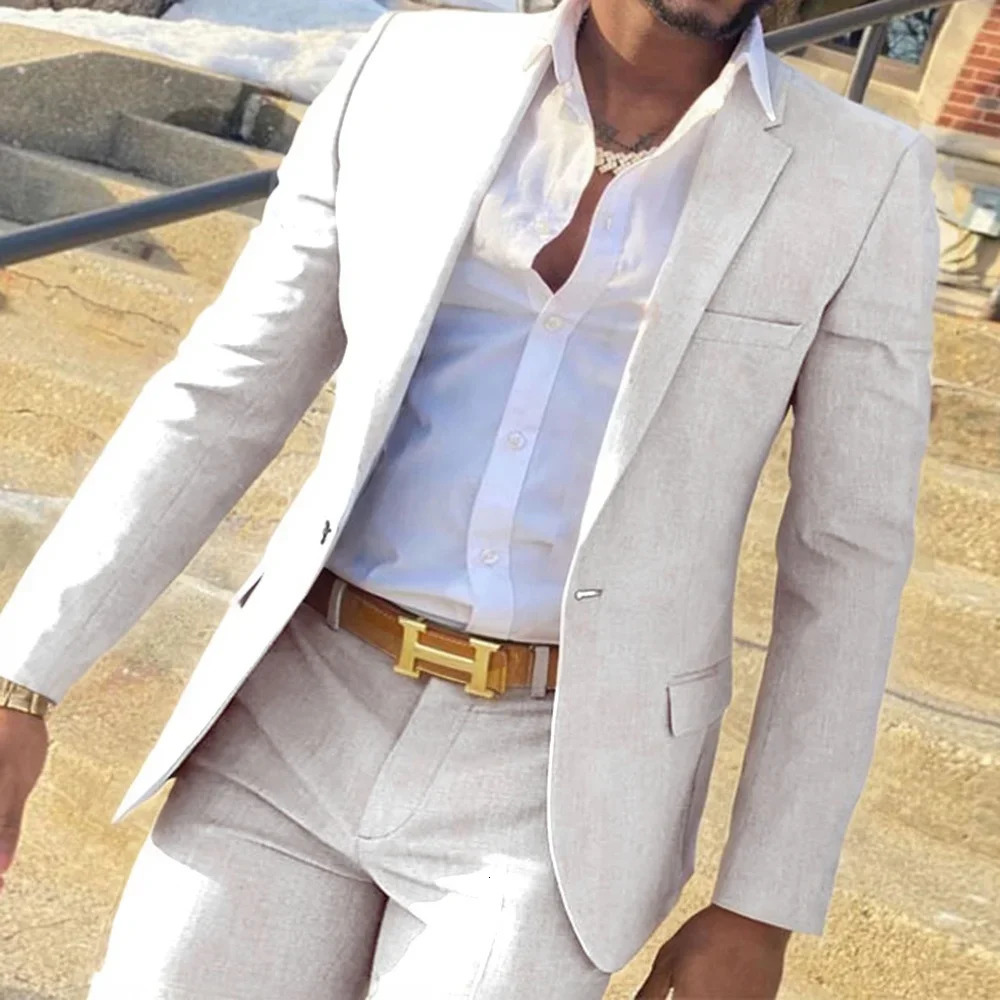 Elegant Mens Suits Notched Lapel 3 Pieces Blazer Vest and Pants Set for Wedding Business Evening Party Tuxedo Suits for Men 250213