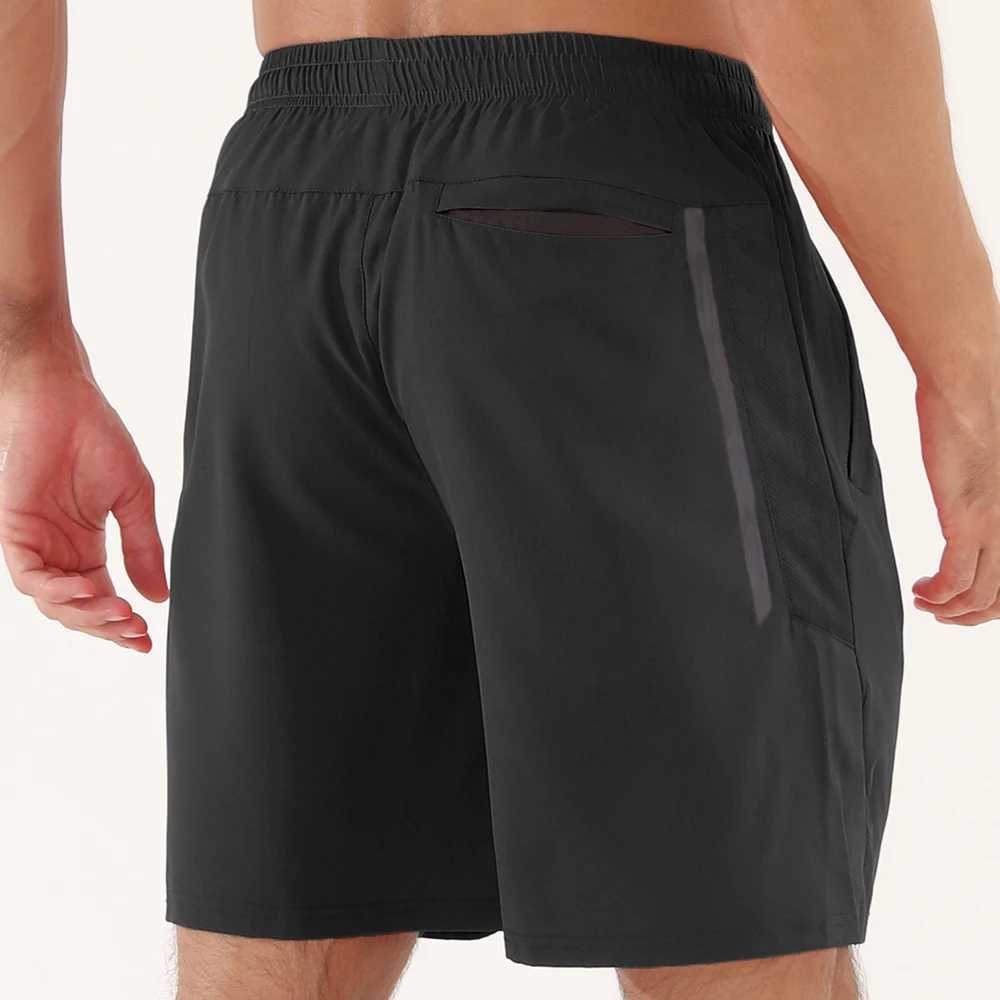 GITF Summer Mens Fitness Shorts 7 Inch Lightweight Athletic Gym Running Sports Casual Shorts with Zipper Pockets S-XXL W250219
