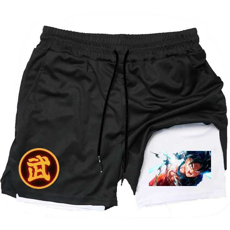 Summer Sporty Versatile Quick Dry Anime Print Mens Shorts Everyday Casual Personality Print Shorts 2024 W250219
