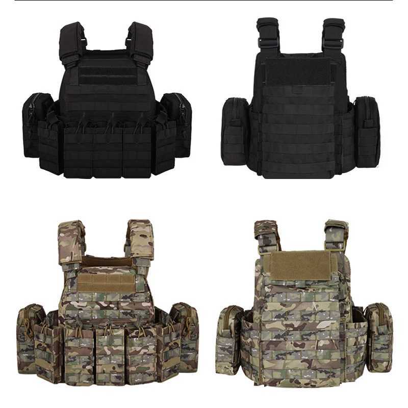 Multi-functional wear-resistant tactical vest outdoor training clothes outdoor equipment protective waistcoatXJ250219