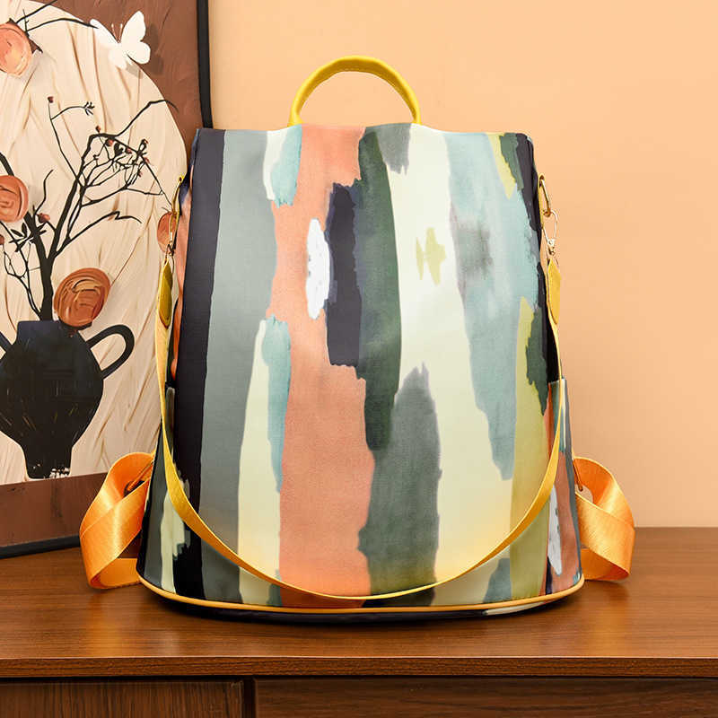 Anti Theft Backpack For Women New Multi Purpose Backpack Fashion Travel Lightweight Oxford Cloth Versatile Womens Bag