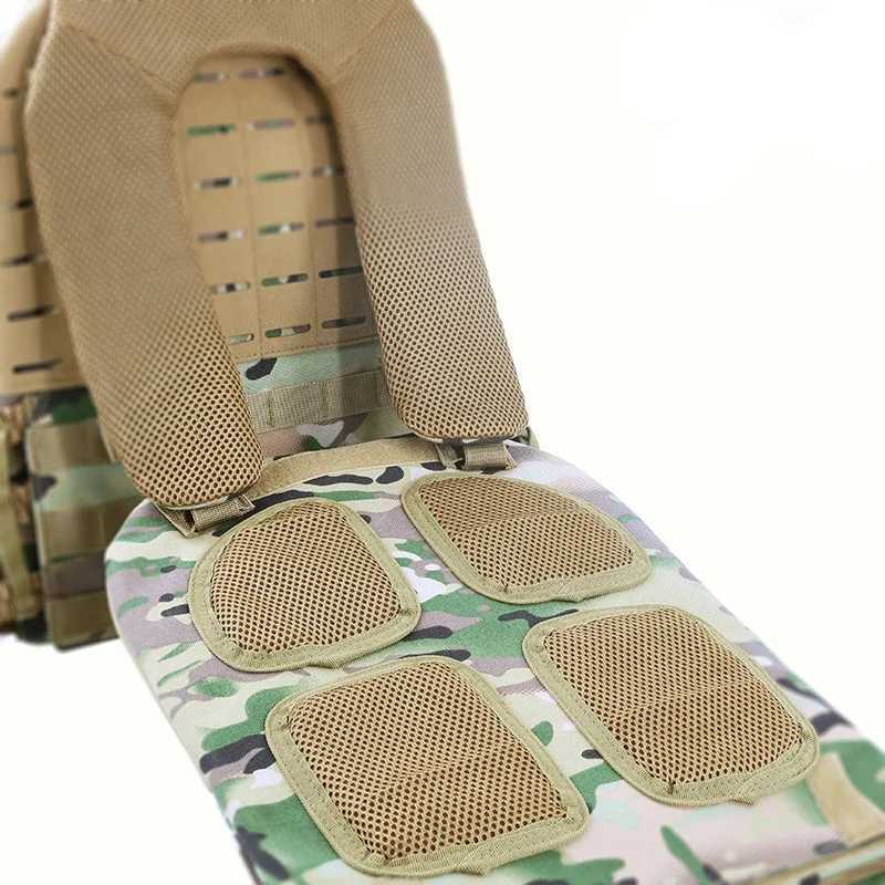 Tactical Adjustable Vest Hunting Airsoft Molle Waistcoat Hiking Assault Plate Carrier Vest Hunting Protect Outdoor EquipmentXJ250219