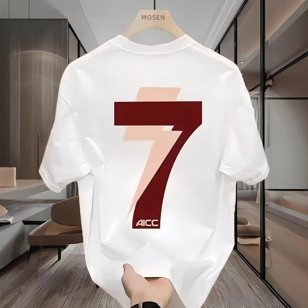 2025 New Short Sleeve Men's Designer T-shirt Loose Large Lion Personalized Printed Half Sleeve Fashion Casual T-shirt Summer Men And Women