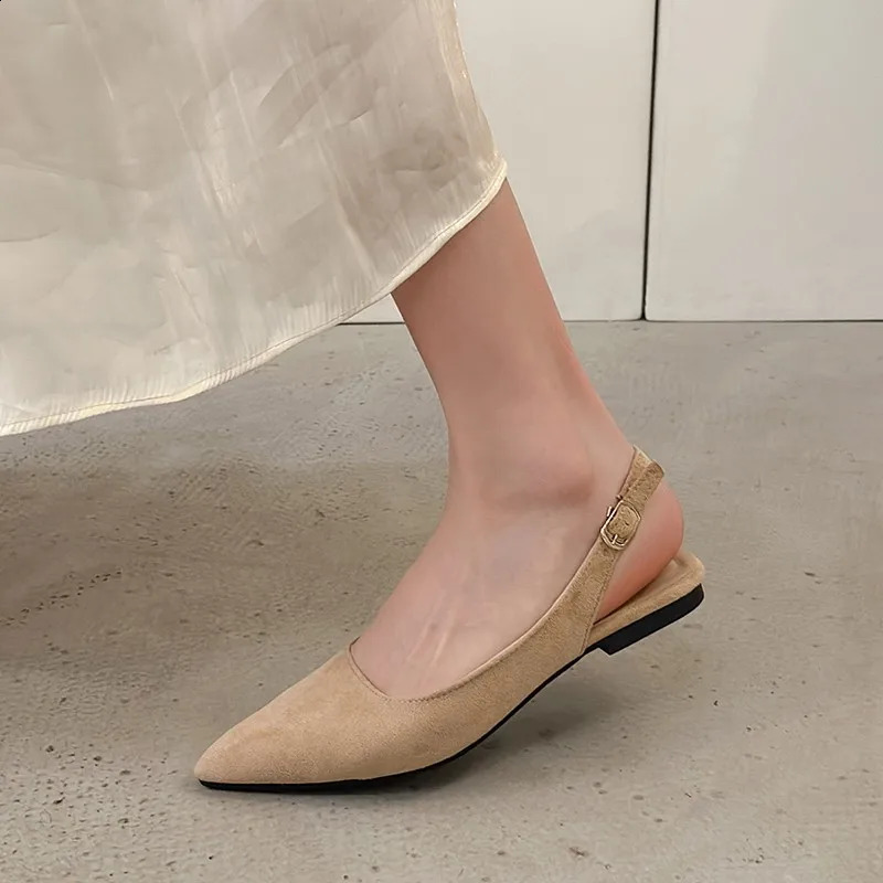 Womens Shoes Slingbacks Womens High Heels Classics Fashion Sexy Dress Pumps Women Pointed Toe Solid Color Shoes Women 250318