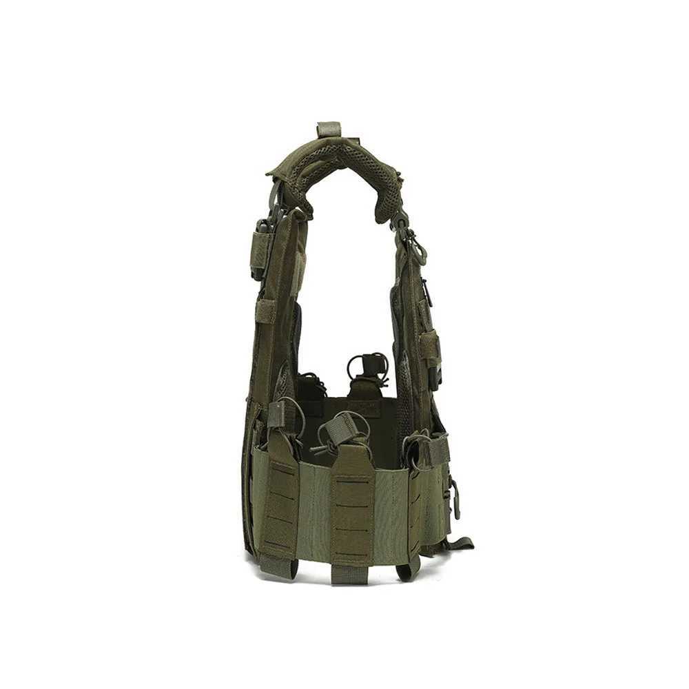 Tactical Vest With Triple Magazine Pouch Molle 1000D Waterproof Nylon Vest Adjustable JPC Molle Plate Carrier Hunting VestXJ250219