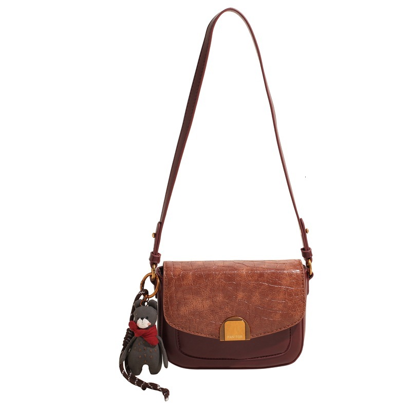Fashion saddle 2025 new casual commuting crossbody shoulder bag, female niche design bag #swissmilitary