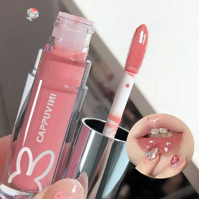 NEW Water Glazed Mirror Lip Gloss Makeup Crystal Jelly Moisturizing Lip Glaze Long Lasting Grape Color Liquid Lipstick CosmeticsW250219