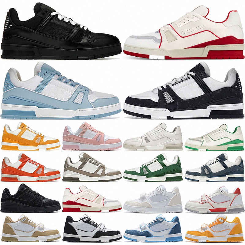 men women shoes designer trainer black white baby blue green tour yellow Pink Brown mens trendy tennis outdoor trainers jogging walkingqZLL#