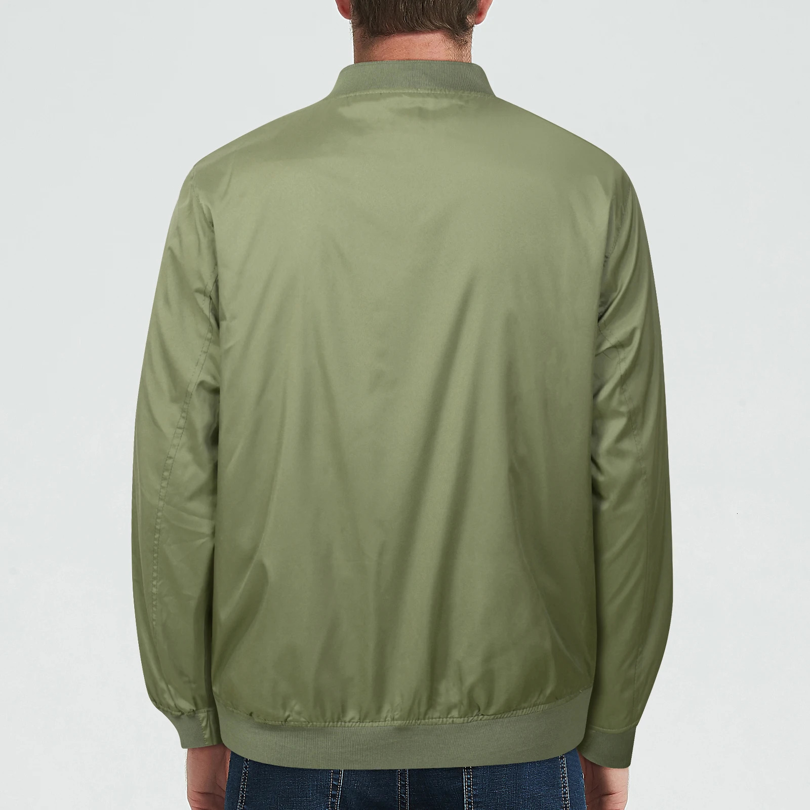 Mens Bomber Jacket Fashion Stylish Lightweight Windbreaker Spring Fall Casual Jackets For Men 250218