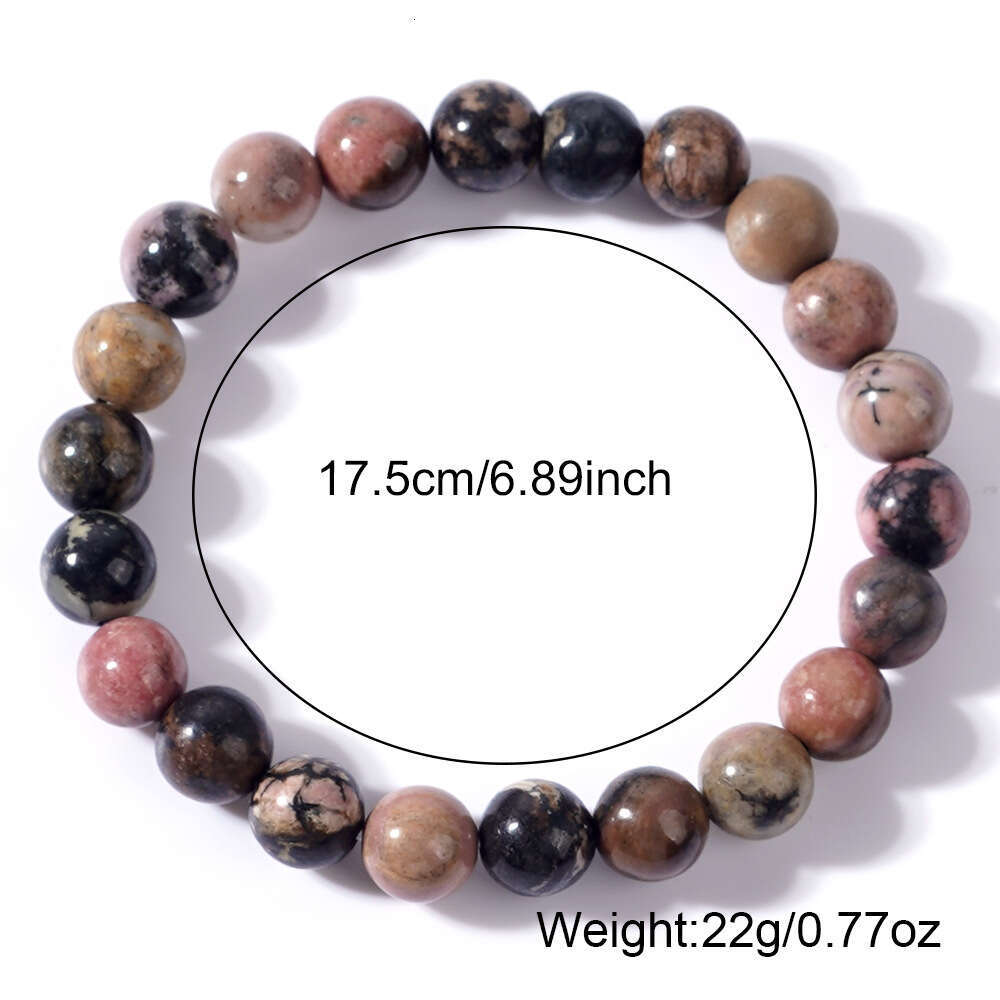 New beach chain style semi pure handmade bead bracelet with elastic rope for both men and women