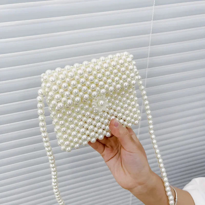 Girls Shoulder Bags Pearl Coin Purses Cute Pearl Money Pouch Party Wallet Toddler Princess Crossbody Bag For Gift hand bags 250219