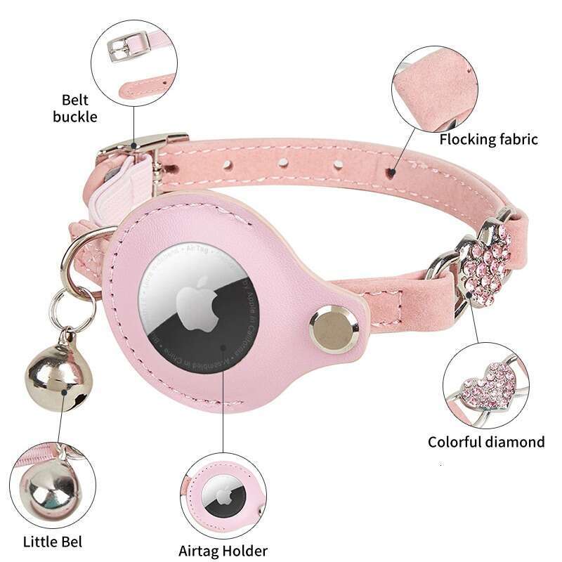 Cat GPS Locator Tracker Anti Loss Colored Dog Cat Collar