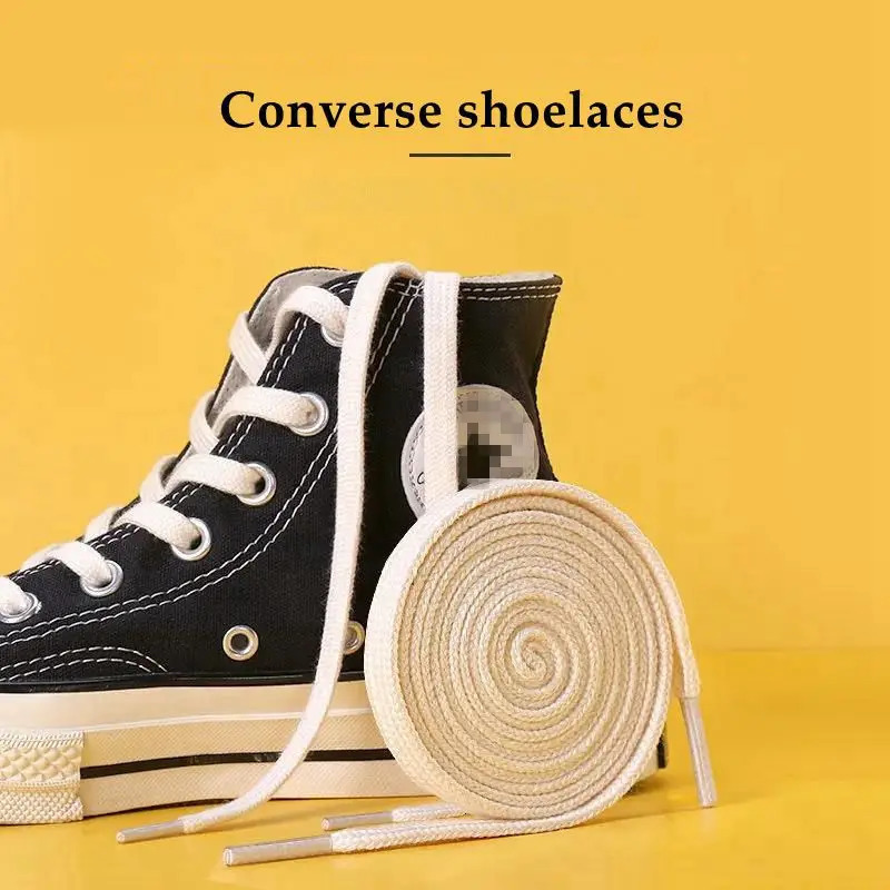 1Pair Shoelaces Classic Retro Double Weave Shoelace Canvas Cotton Flat Shoe Laces Sneaker Strings Bootlaces Sport Boot Lace 250219