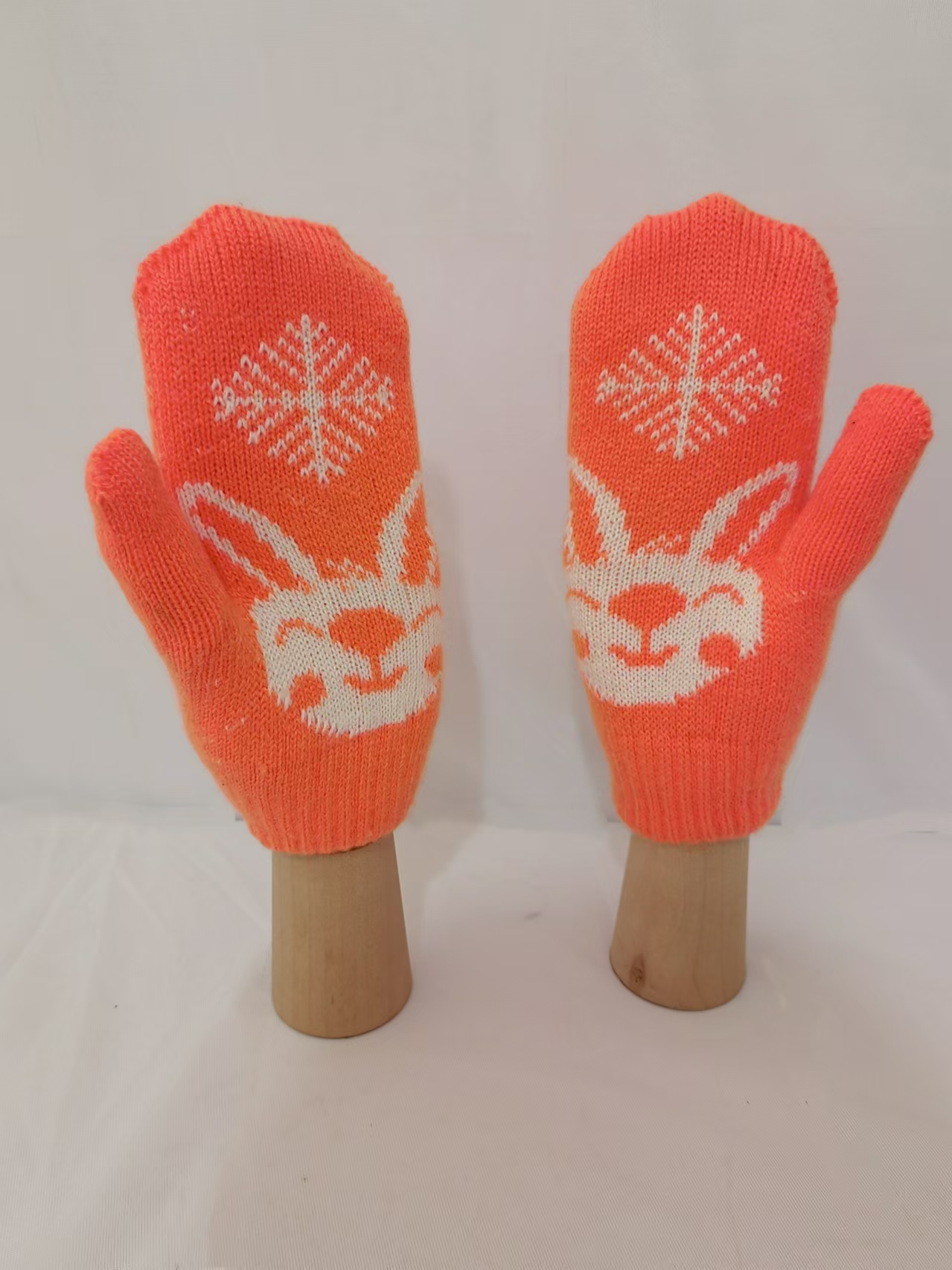 Winter Mittens Gloves for Women Warm Fleece Lining Knit Thick Gloves for Cold XYS002