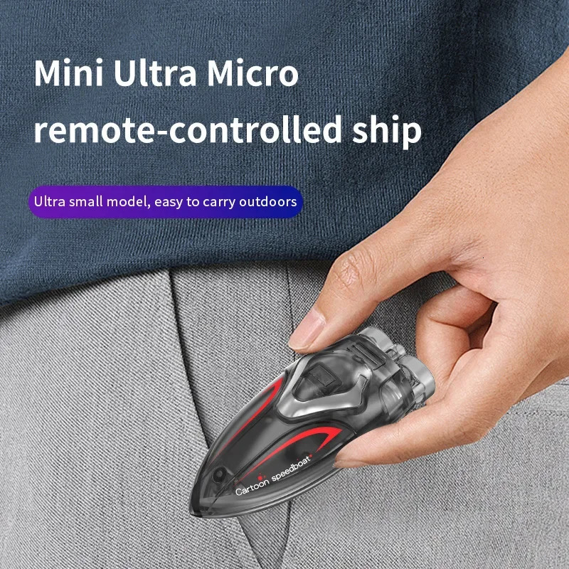 Rc Boats Mini Remote Control Boat with Dual Motors Rechargeable Long Endurance Battle Boat Electric Parent-child Interactive Toy 250219