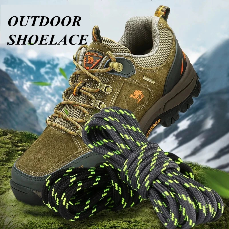 1Pair Round Shoelaces Outdoor Hiking Sports Shoe Laces Kids Sneakers Length 100120140160CM Lacets Baskets 19 Colors 250219