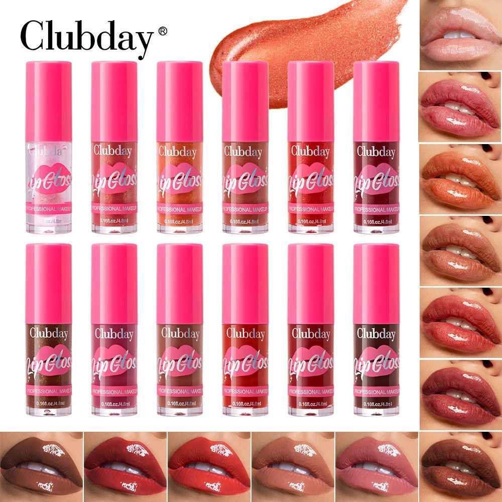 Clubday 12 colors fine flash moisturizing lip nectar lasting transparent mirror lip gloss hydrating l plumping lip nectarW250219