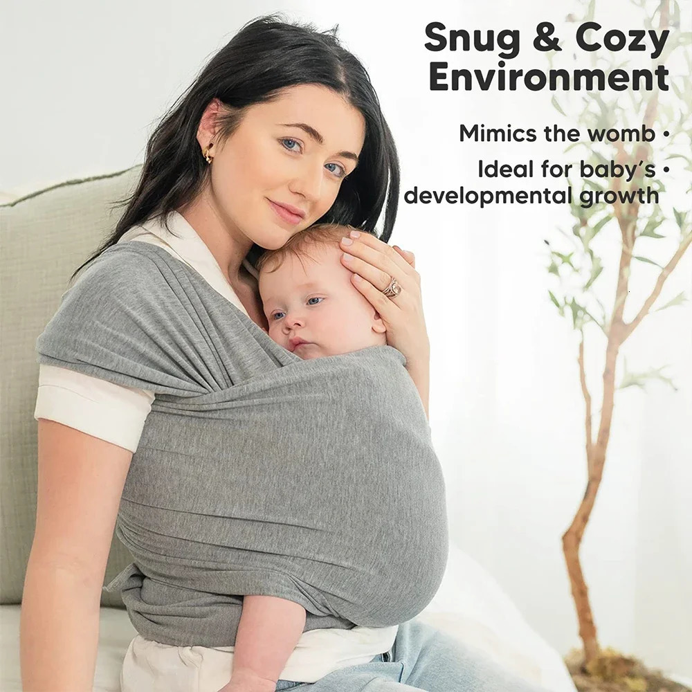 Baby Wrap All in 1 Original Breathable Baby Sling Lightweight Hand Free Baby Sling Baby Wrap for born 250219