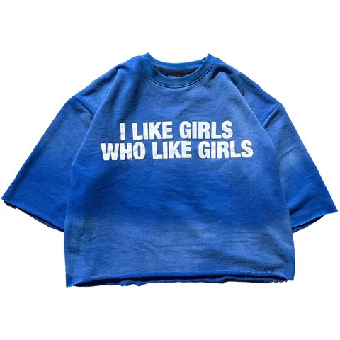 Streetwear T Shirt Y2K Half Sleeve Top Men Harajuku Gothic Hip Hop Letter Print Retro Oversized Tshirt Round Neck Cotton Clothes 250218