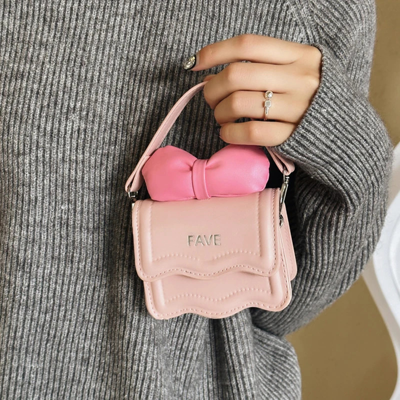 Sweet Kids Shoulder Bag PU Leather Solid Color Button Girls Princess Handbag Cute Travel Baby Mini Bags Coin Purse for Girl Boy 250219