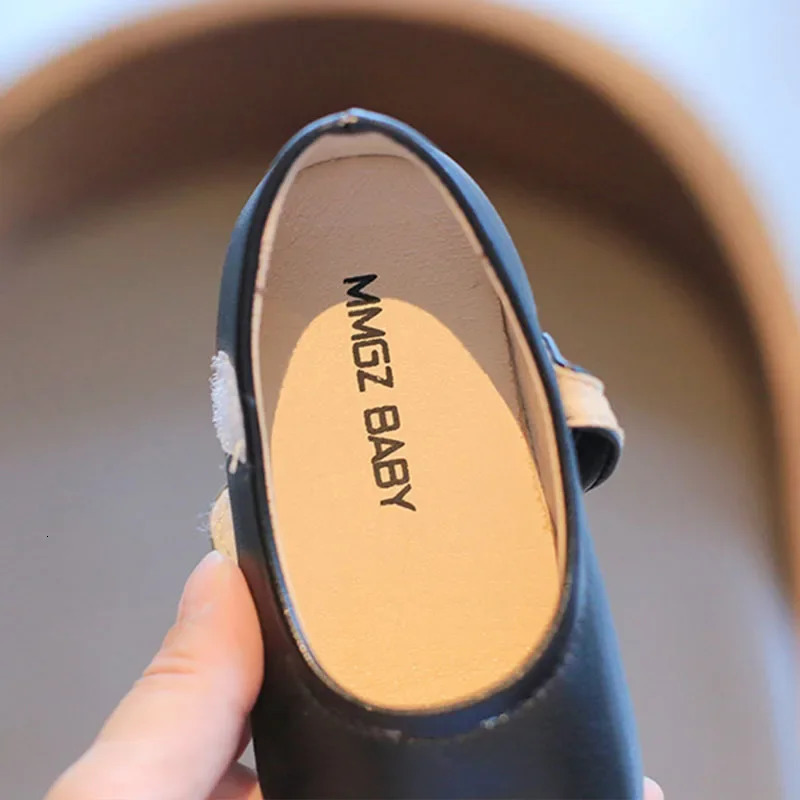 Minimalism Shoes for Girls Kids Retro Mary Jane Flats Little Child PU Leather School Children Shoes Girl Student H06282 250219