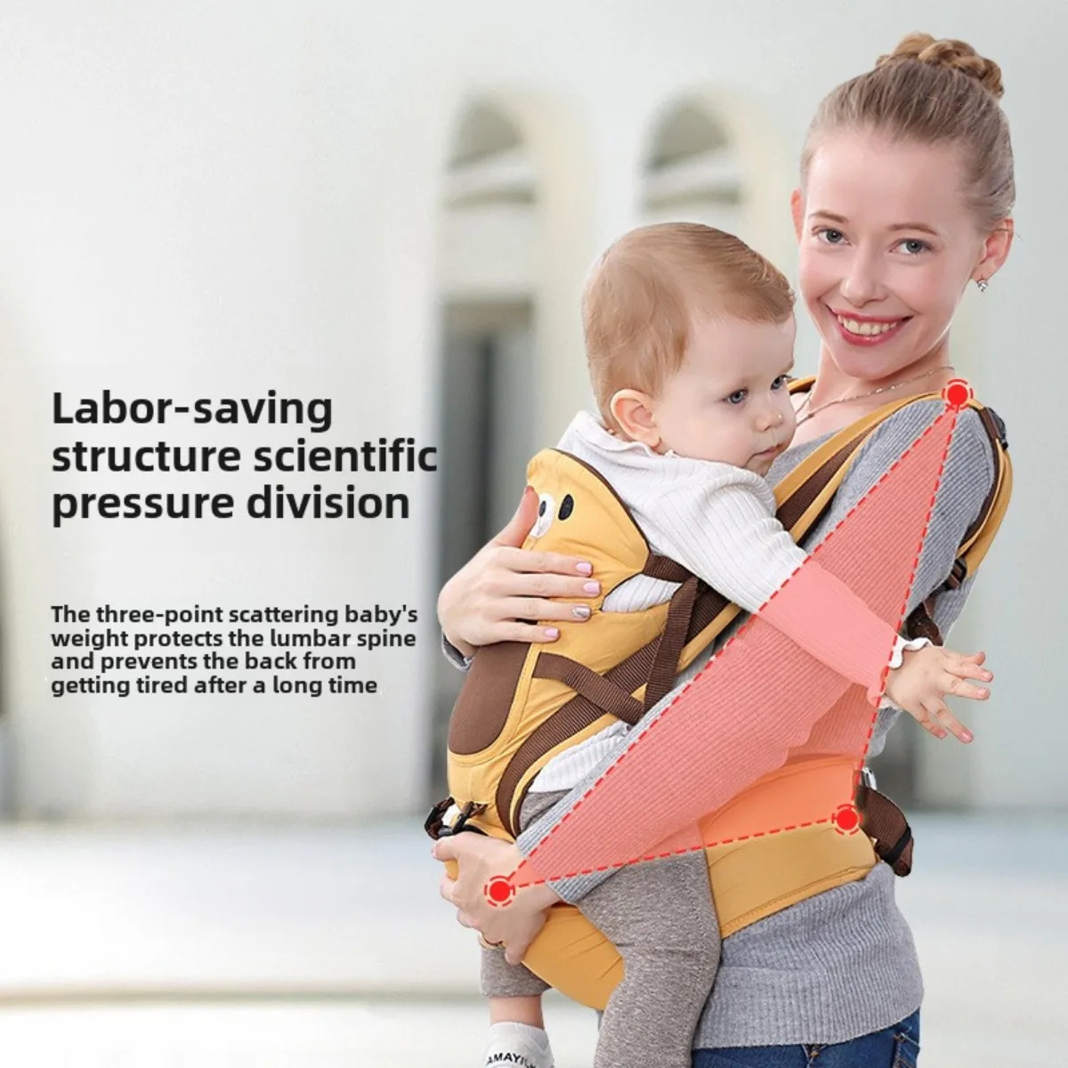Baby Wrap Baby Sling Infant Hipseat Waist Stool Multifunctional 4 in 1 born Babies Bag Portable Cute Bebe Backpack 250219