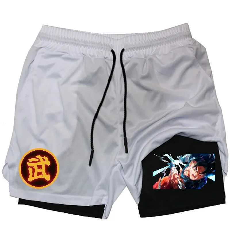 Summer Sporty Versatile Quick Dry Anime Print Mens Shorts Everyday Casual Personality Print Shorts 2024 W250219