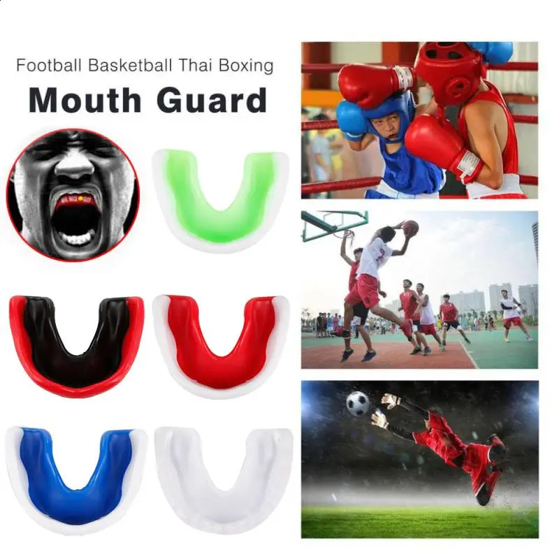 Sport Mouth Guard Teeth Protector Adults Mouthguard Tooth Brace Protection Basketball Rugby Boxing Karate Protetor Bucal 250218