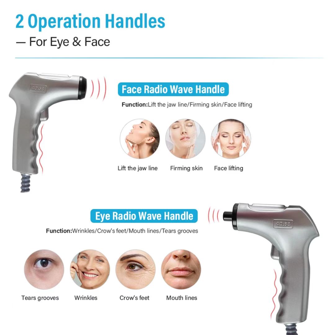 Portable Thermo Lift Facial Rf Machine for Salon Wrinkle Removal Focused Rf Radiofrequency 40.68mhz Skin Tightening Face Machine