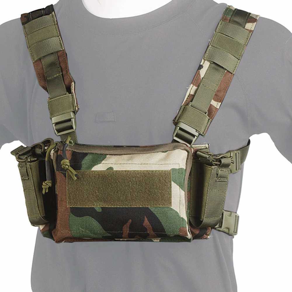 Tactifans Chest Rig H-harness Vest Tactical Carrier Pistol 5.56 Magazine Pouch Insert CRX Men Hunting Airsoft AccessoriesXJ250219