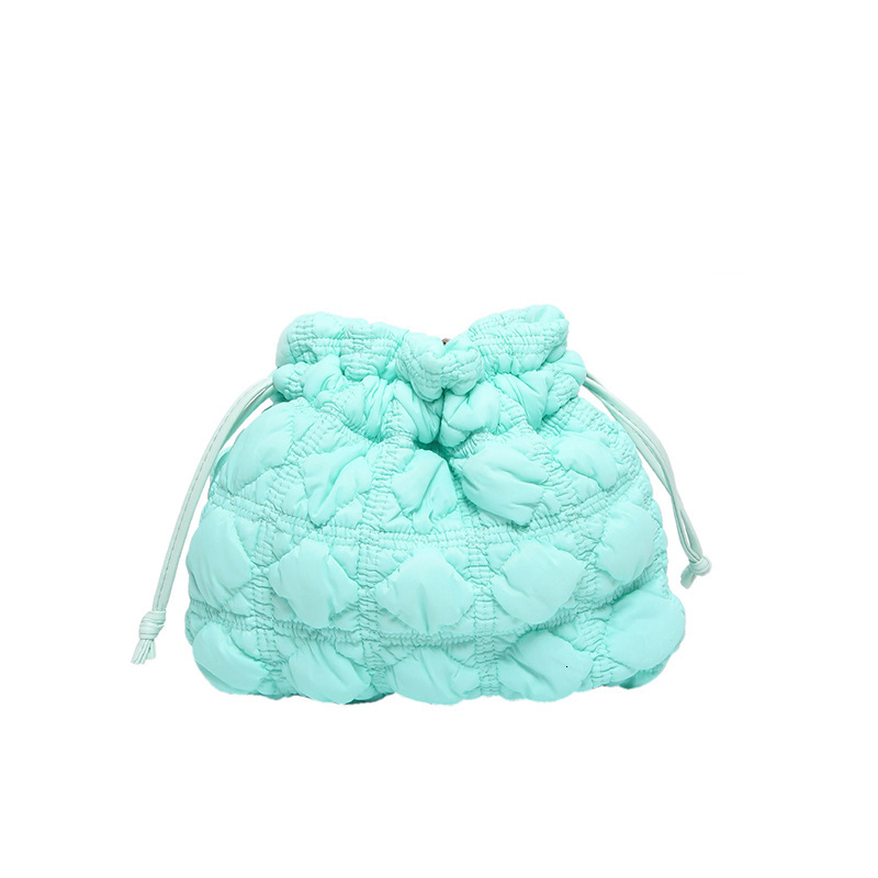 2025 New Lingge Car Seam Handbag with Cotton Bundle Mouth Water Bucket Versatile Single Underarm Cross Shoulder Bag for Women #swissmilitary