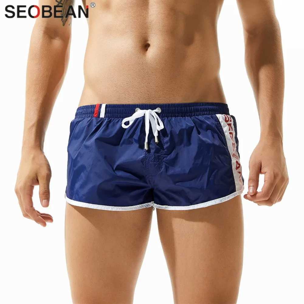 Men's Shorts SEOBEAN Shorts Mens Bermuda Beach Men Shorts Male Brand Board Shorts Mens Short Leisure Fitness Fashion Jogger 4 Colors z250219