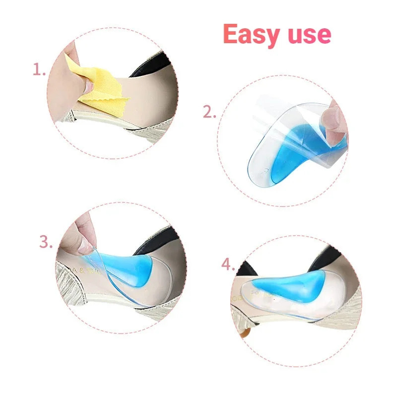Insoles Ortic Professional Arch Support Insole Flat Foot Flatfoot Corrector Shoe Cushion Insert Silicone Gel Orthopedic Pad 250219