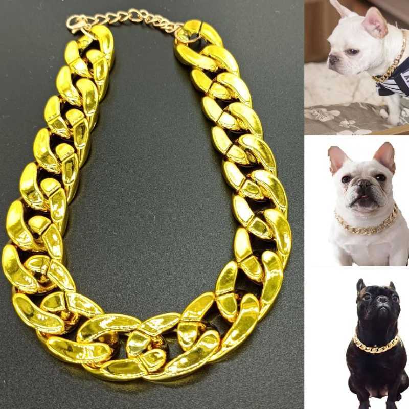 Small Dog Snack Chain Teddy French Bulldog Necklace Silvery/Golden Pet Accessories Dogs Collar Small Dog Collar AccessoriesXJ250218