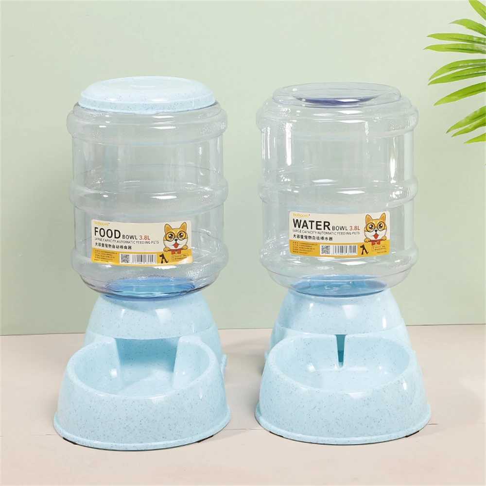 Dog Feeders Pet Feeder Water Feeder Automatic Feeder Cat Dog Large Capacity Feeding Pet Supplies Cat Food Bowl Dog Food Bowl H250218