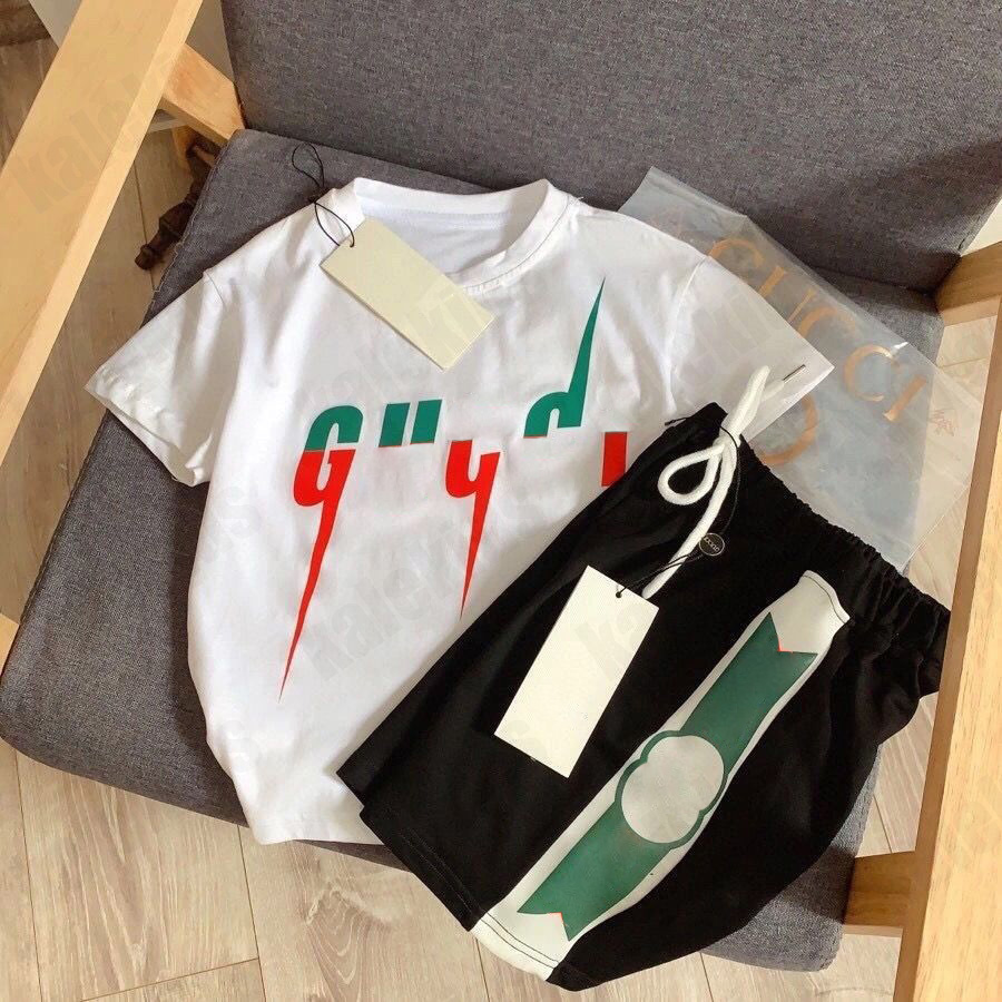 Kids Designer Clothes Summer Baby 2pcs Set Boys Girls Suit Sport Children Suits Baby Boy Clothing Sets T Shirt Short Pants Outfits Kids Set CRD2502191F8