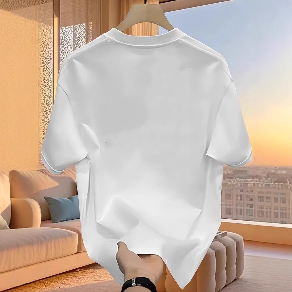 Summer New Nezha Children's Sea Of Personality Design Printed Short Sleeved T-shirt For Men's And Women's Trendy Casual Couple T-shirt 