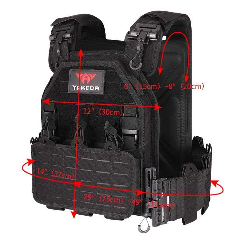 Tactical Vest Style Outdoor Hunting Backboard Protective Vest Style Adjustable Vest Airsoft Carrier Lightweight Adjustable 6094XJ250219