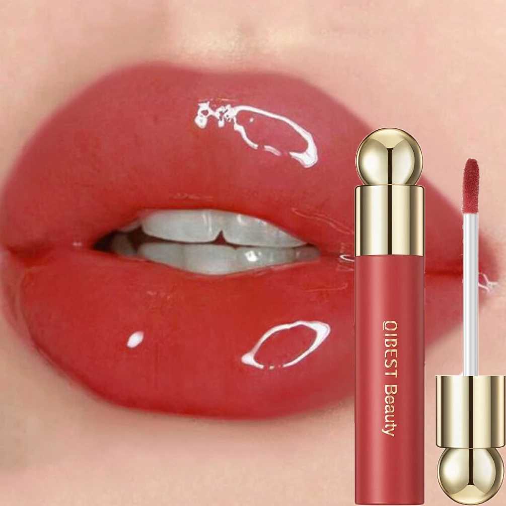 QIBEST mirror gloss jelly gloss mirror moisturizing liquid lipstick shiny lipstick glass lipstickW250219