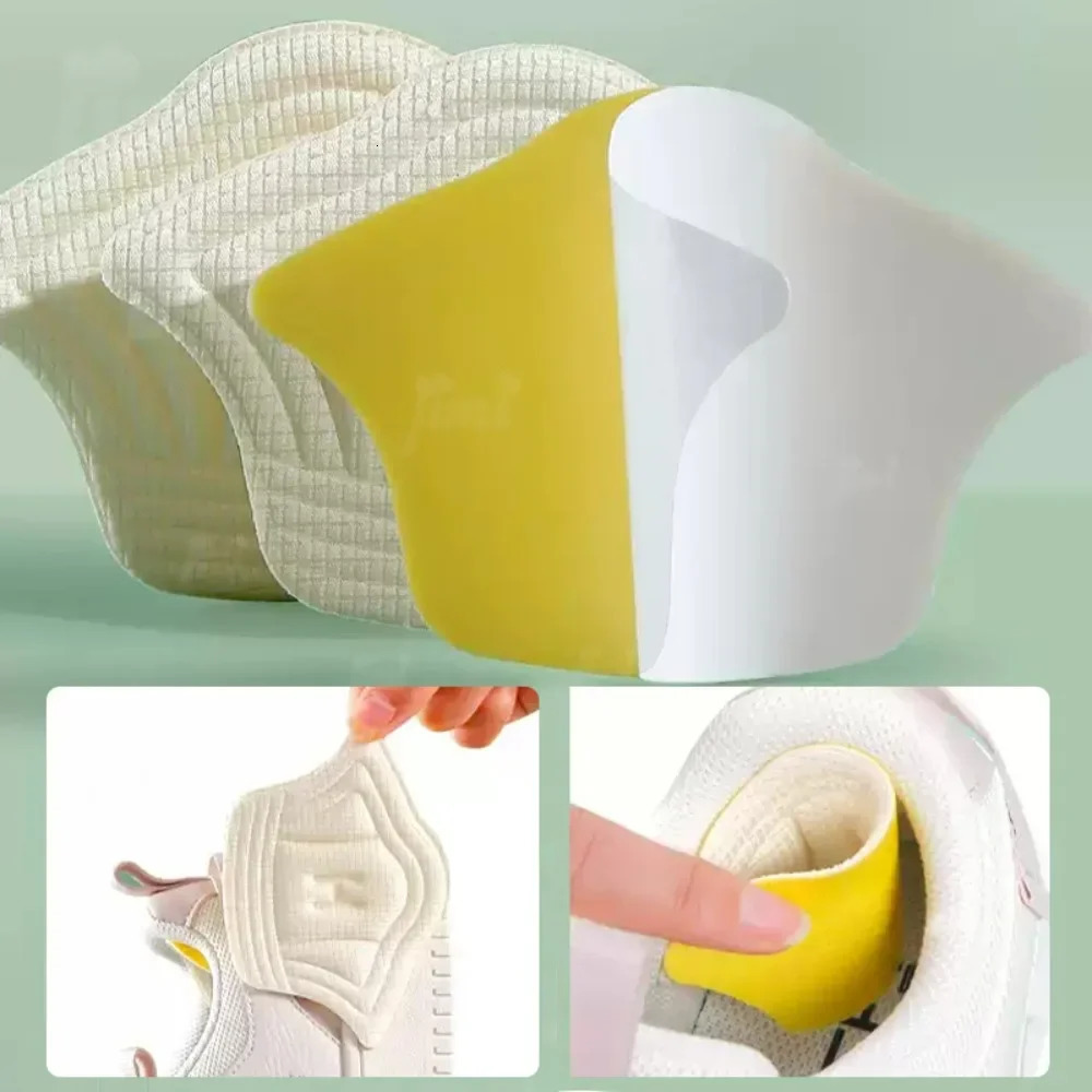 5Pairs Insoles For Shoes Patch Heel Pads Sport Adjustable Size Feet Pad Insole Protector Back Sticker Shoe 250219