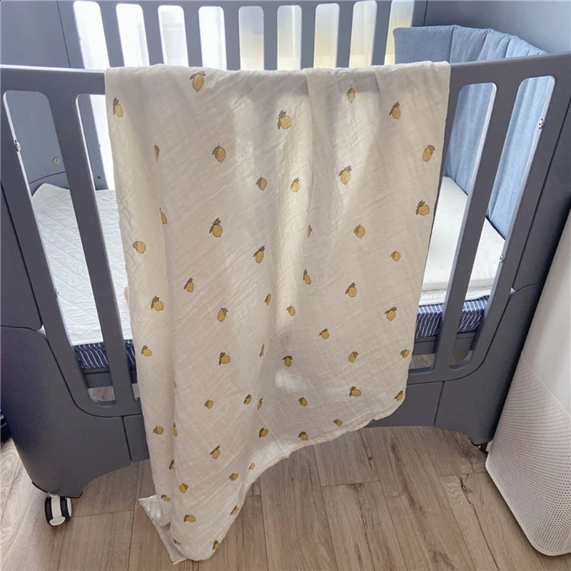 Baby Swaddle Wrap Cotton Muslin Blankets for born Babies Accessories Infant Receiving Blanket Swaddle Soft Gauze Bath Towel 250218