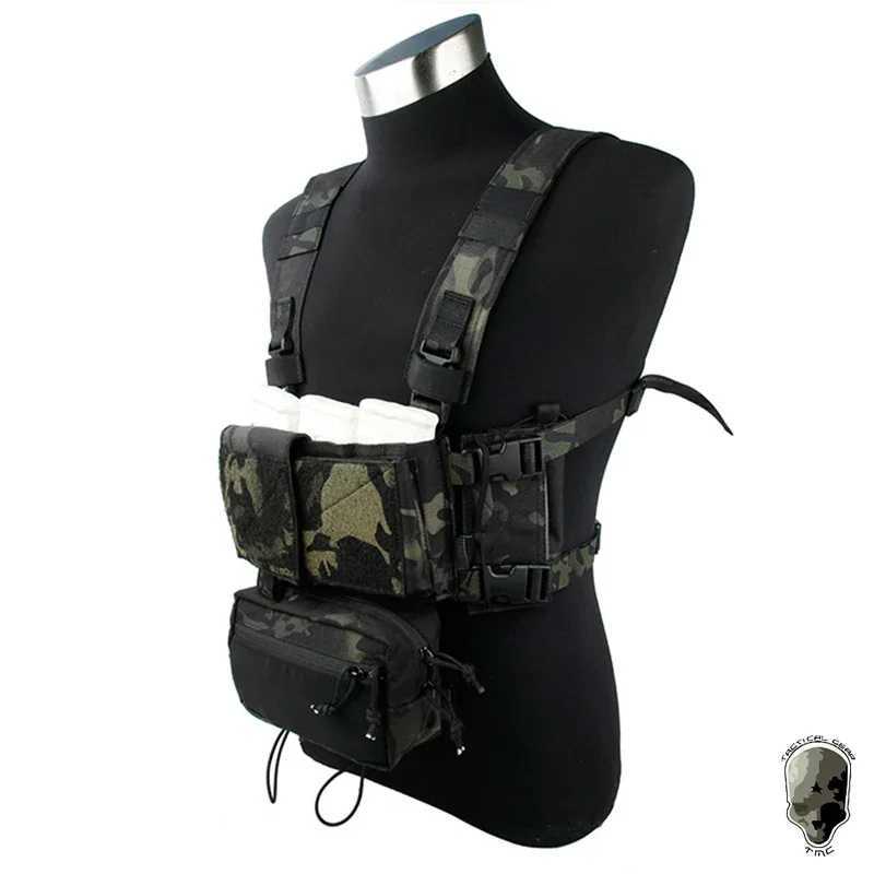 TMC Tactical Modular Chest Rig Micro Fight Chassis w/ 5.56 Mag Pouch Airsoft Hunting Vest Tactical Gear 3115XJ250219